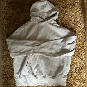 Oversized white hoodie